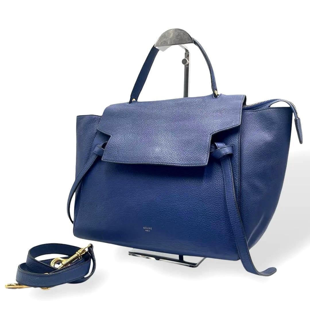 B (目立った傷や汚れなし)】CELINE セリーヌ ベルトバッグ