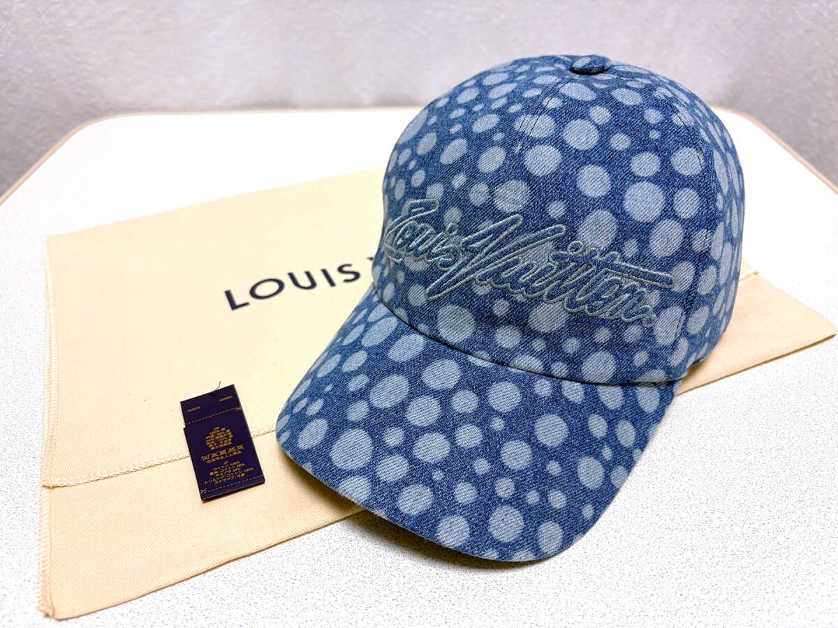 LOUIS VUITTON ルイヴィトン 草間彌生 LV×YK キャップ・インフィニティ ドット｜L