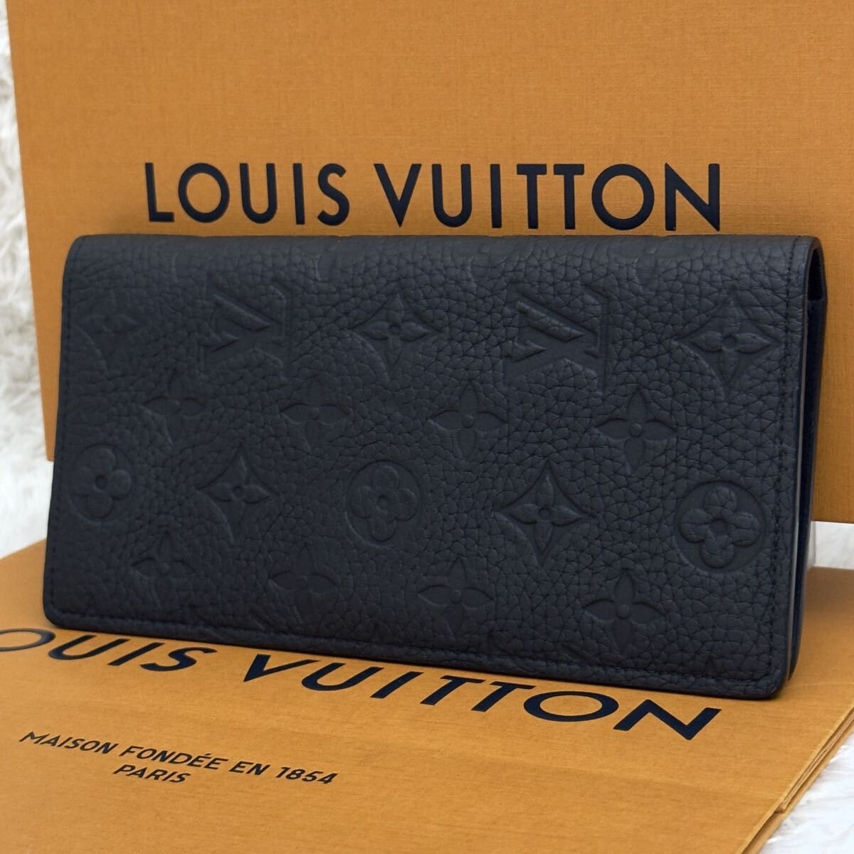 ☆極上美品☆RFID搭載 LOUIS VUITTON トリヨン モノグラム 財布 ポルトフォイユ ブラザ ノワール 長財布