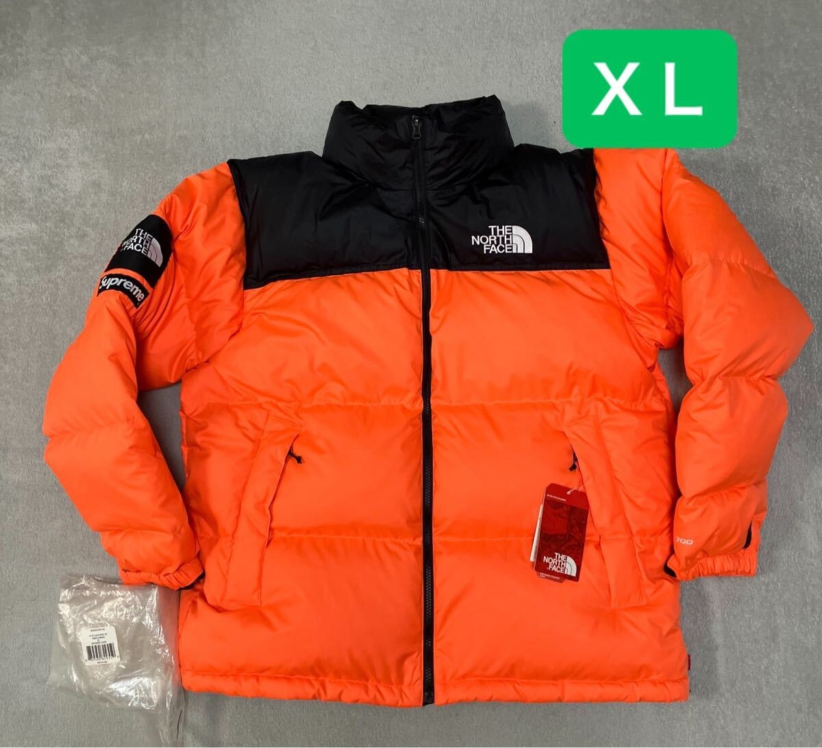 ＸＬ○Supreme The North Face 2016FW Nuptse Jacket Orangeシュプリーム ダウン ヌプシ オレンジ THE NORTH FACE