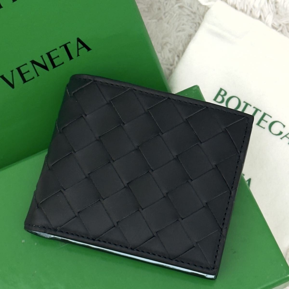 ☆未使用級☆現行 ICチップ BOTTEGAVENETA ボッテガ イントレ 財布 ボッテガヴェネタ イントレチャート RFID