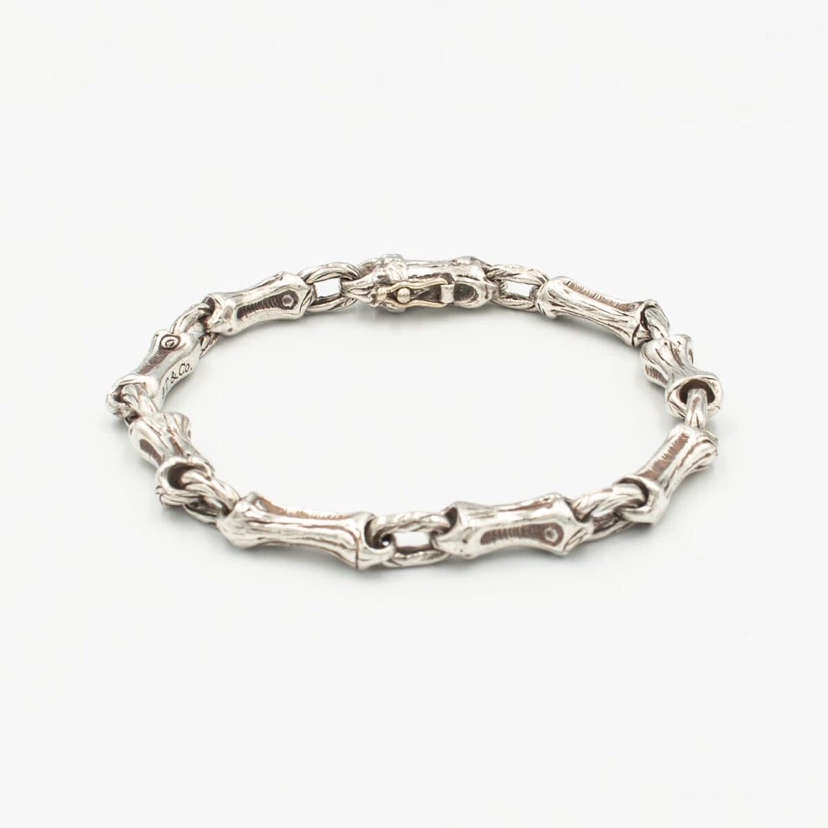 【ヴィンテージ】 ティファニー バンブー ブレスレット シルバー 19.5cm 1990年代後期 Tiffany