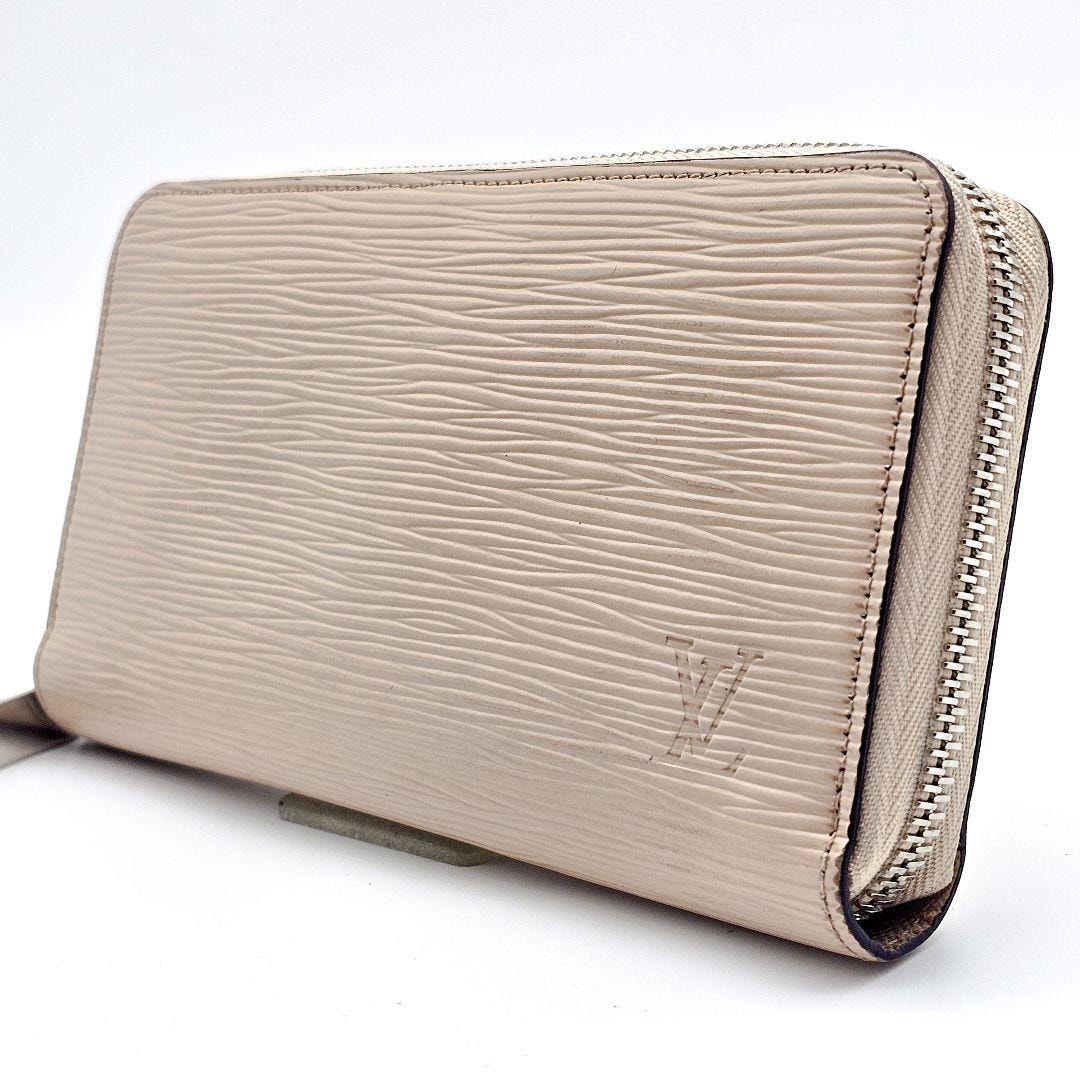 ルイヴィトン　ジッピーウォレット　エピ　長財布　ガレ　グレージュ　ラウンドジップ　G406