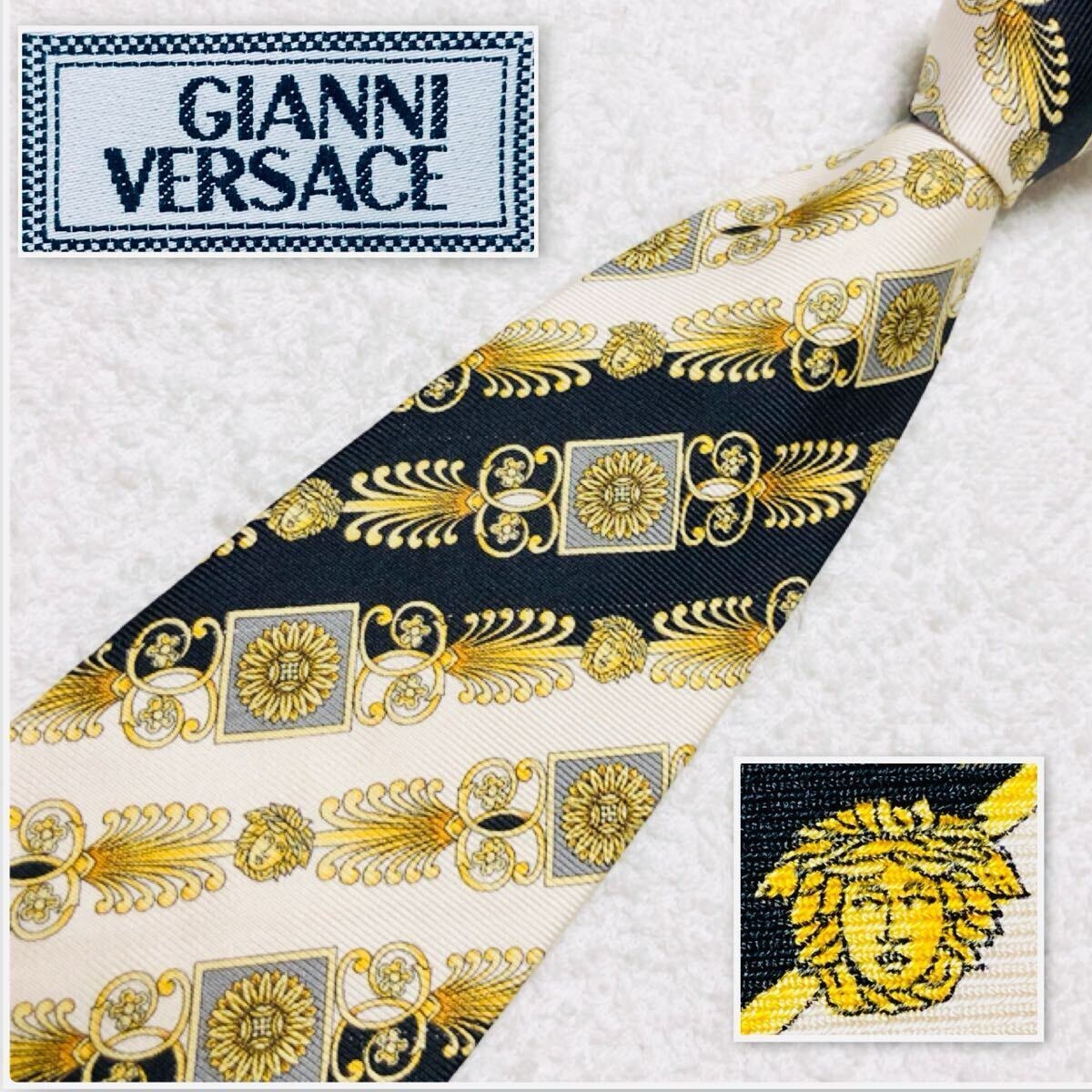 目立った傷や汚れなし】□美品□GIANNI VERSACE ジャンニヴェルサーチ