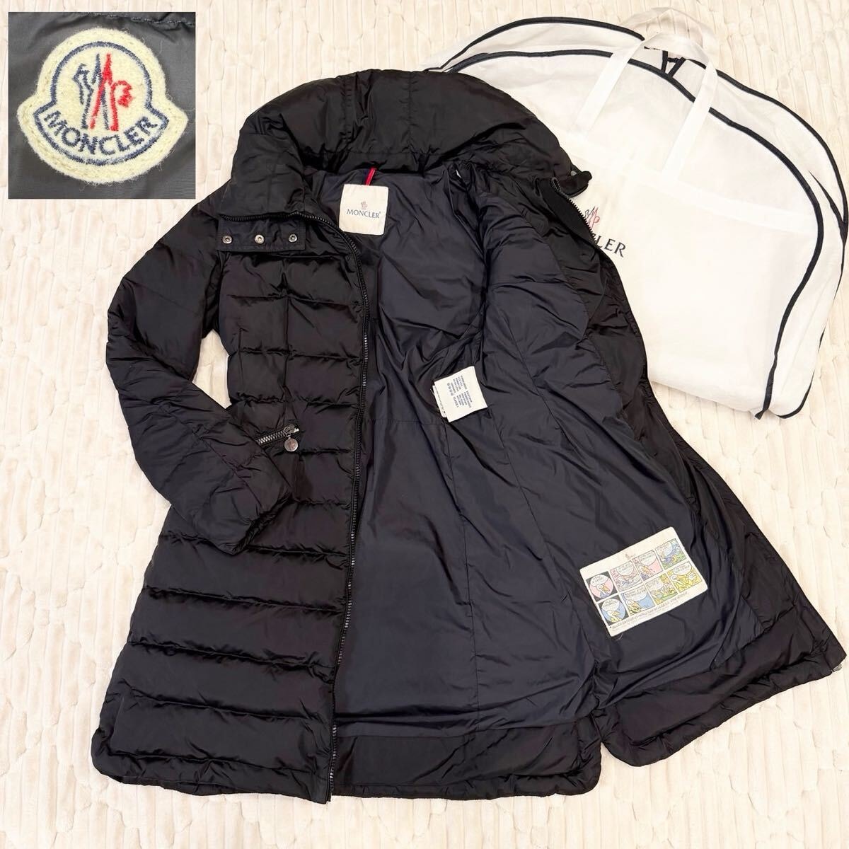 美品 モンクレール FLAMME MONCLER ダウンジャケット フラメッテ