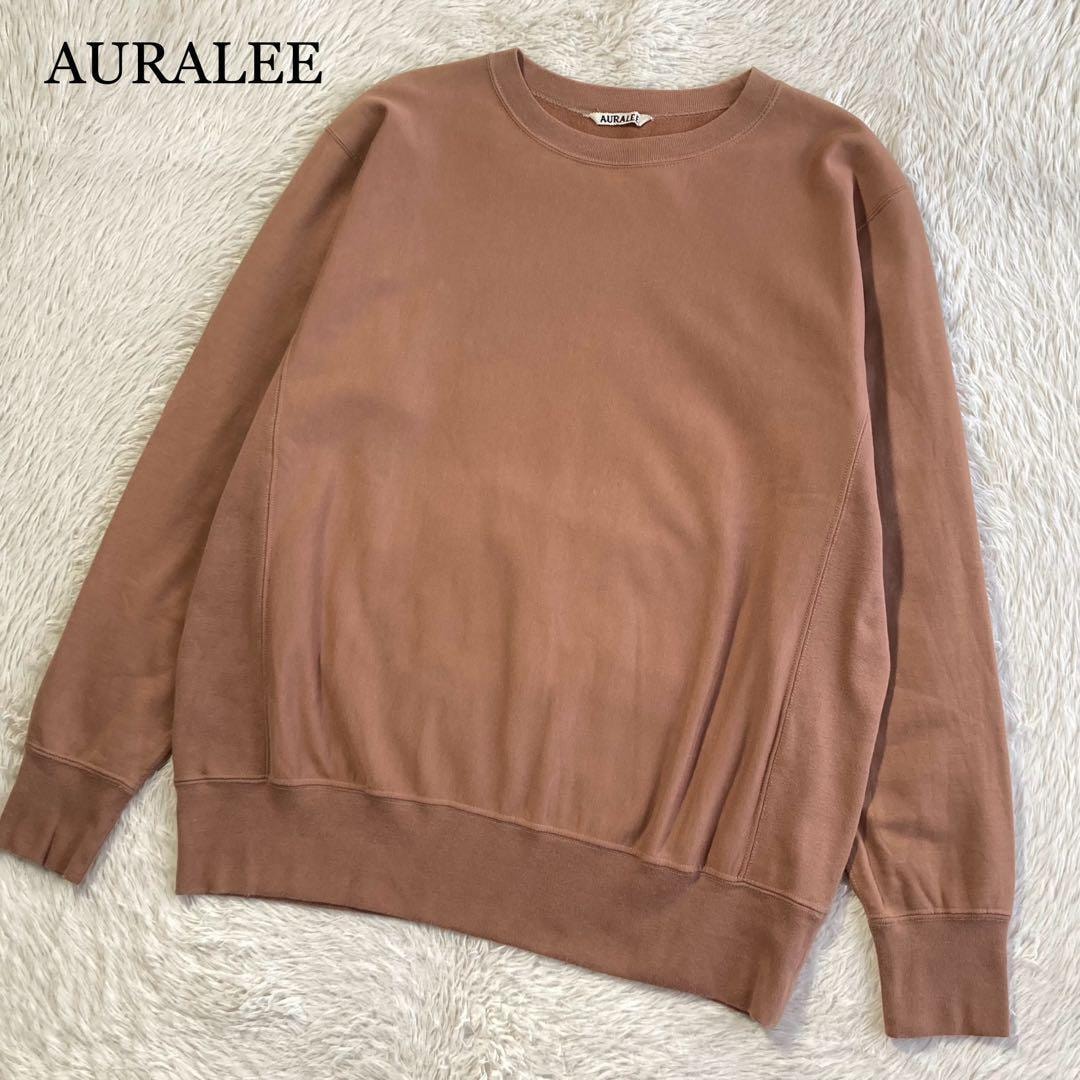 AURALEE High Twist Light Sweat Zip Parka 