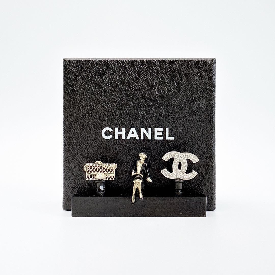 目立った傷や汚れなし】シャネル CHANEL イヤホンジャック 3点