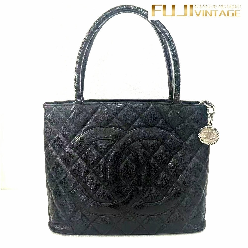 目立った傷や汚れなし】【美品】CHANEL シャネル 復刻トートバッグ