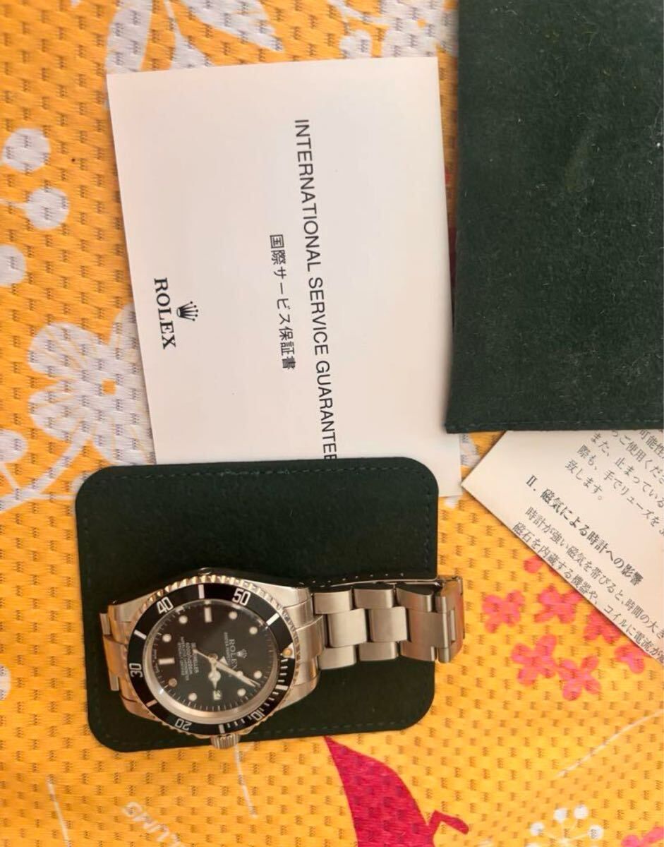 ROLEX シードゥエラー 16600 ブラックダイヤル 国際保証書付き 