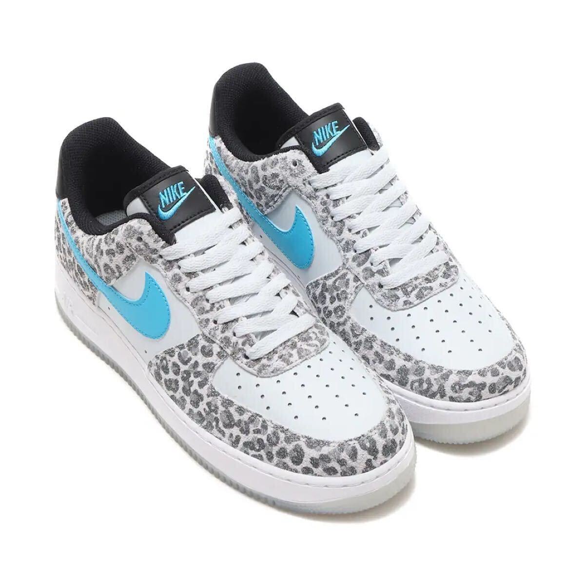 NIKE AIR FORCE 1 '07 PRM PURE PLATINUM/LT BLUE FURY-BLACKナイキ エア フォース 1 '07 PRMdj6192-001 NIKE ロー LOW