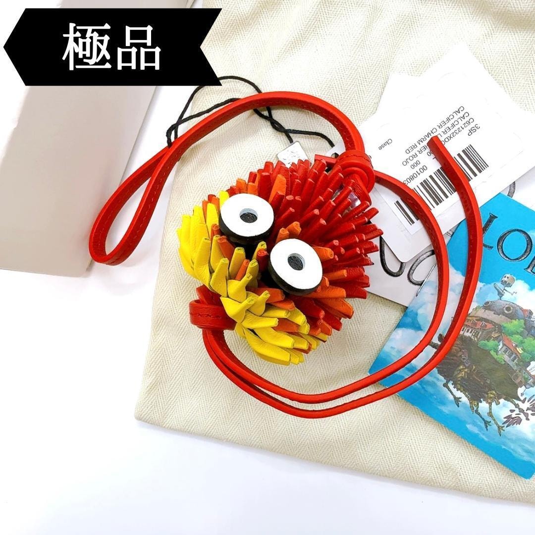 未使用に近い】◇ロエベ◇スタジオジブリ/レザー/アナグラム/カ