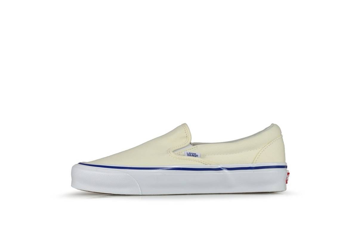 2【新品・即決】VANS OG Classic Slip-On 27.0cm ホワイト白バンズスリッポンカットスニーカーシューズ