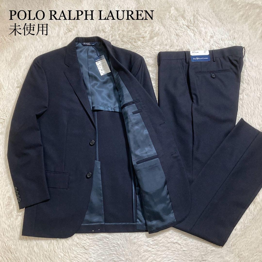 新品、未使用！！POLO メンズスーツ　セットアップ　３点セット　定価10万 A+ (新品・未使用(ワケあり))】未使用タグ付 POLO RALPH LAUREN ポロ