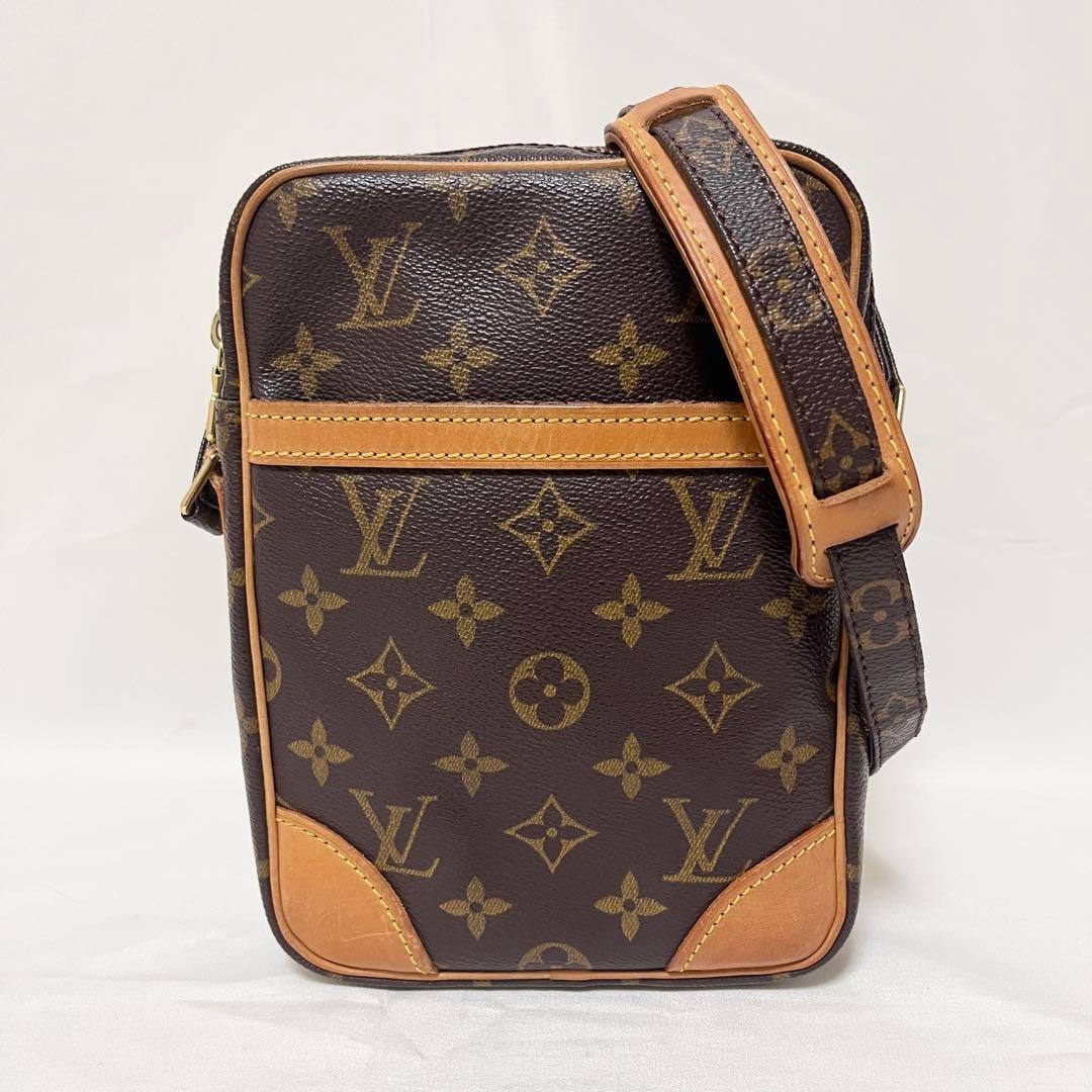 Louis Vuitton ルイヴィトン ダヌーブ ショルダーバッグ モノグラム PVC レザー M45266 良品
