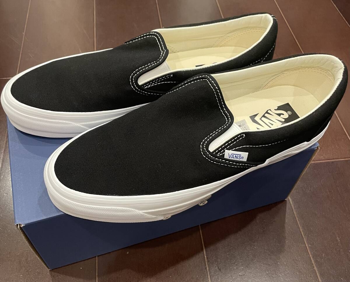 ☆新品未使用品 VANS PREMIUM slipon Reissue 98 LX black 27cm US9プレミアム アナハイム ボルト