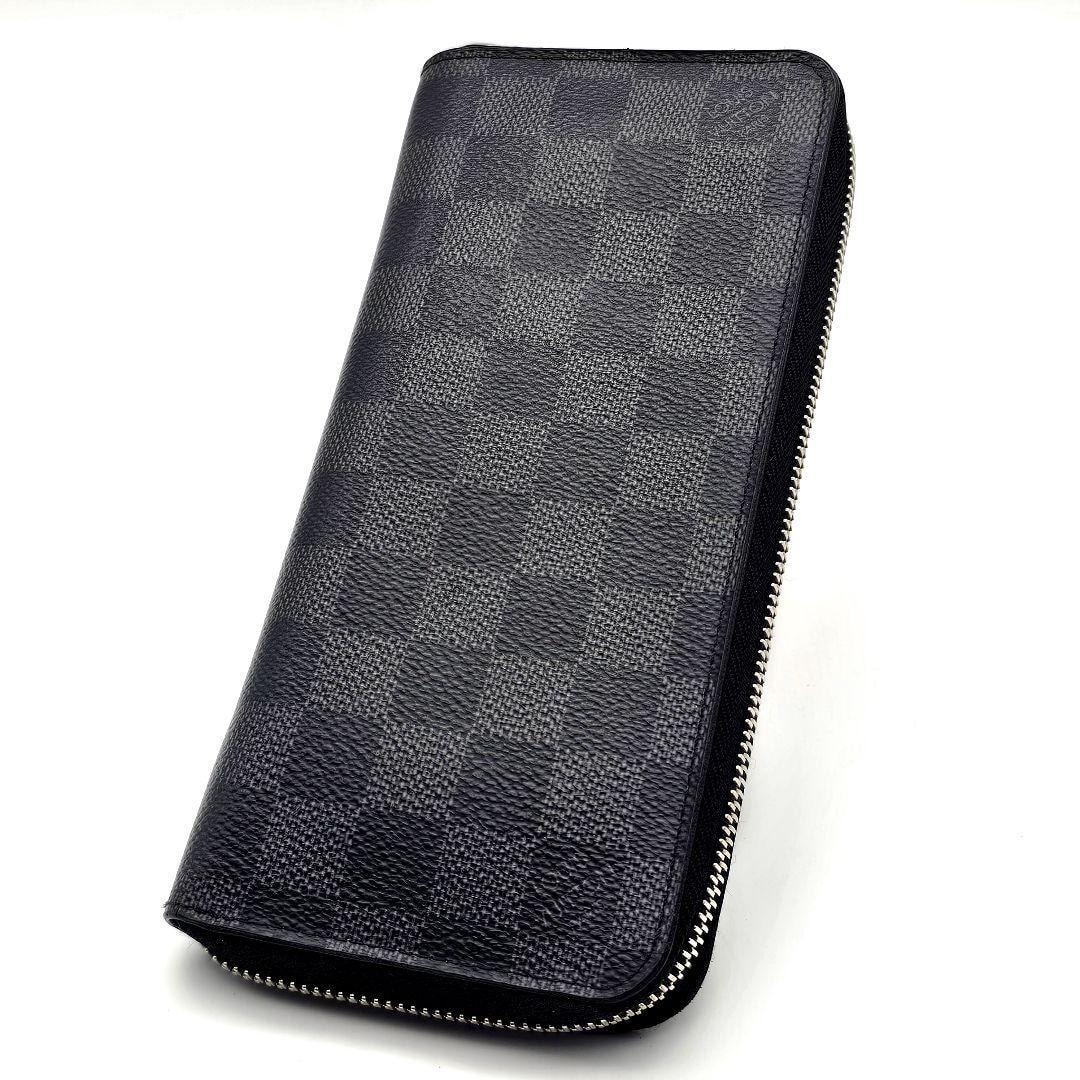 ルイヴィトン　ジッピーウォレット　長財布　ヴェルティカル　ダミエグラフィット　市松模様　ラウンドジップ　D430