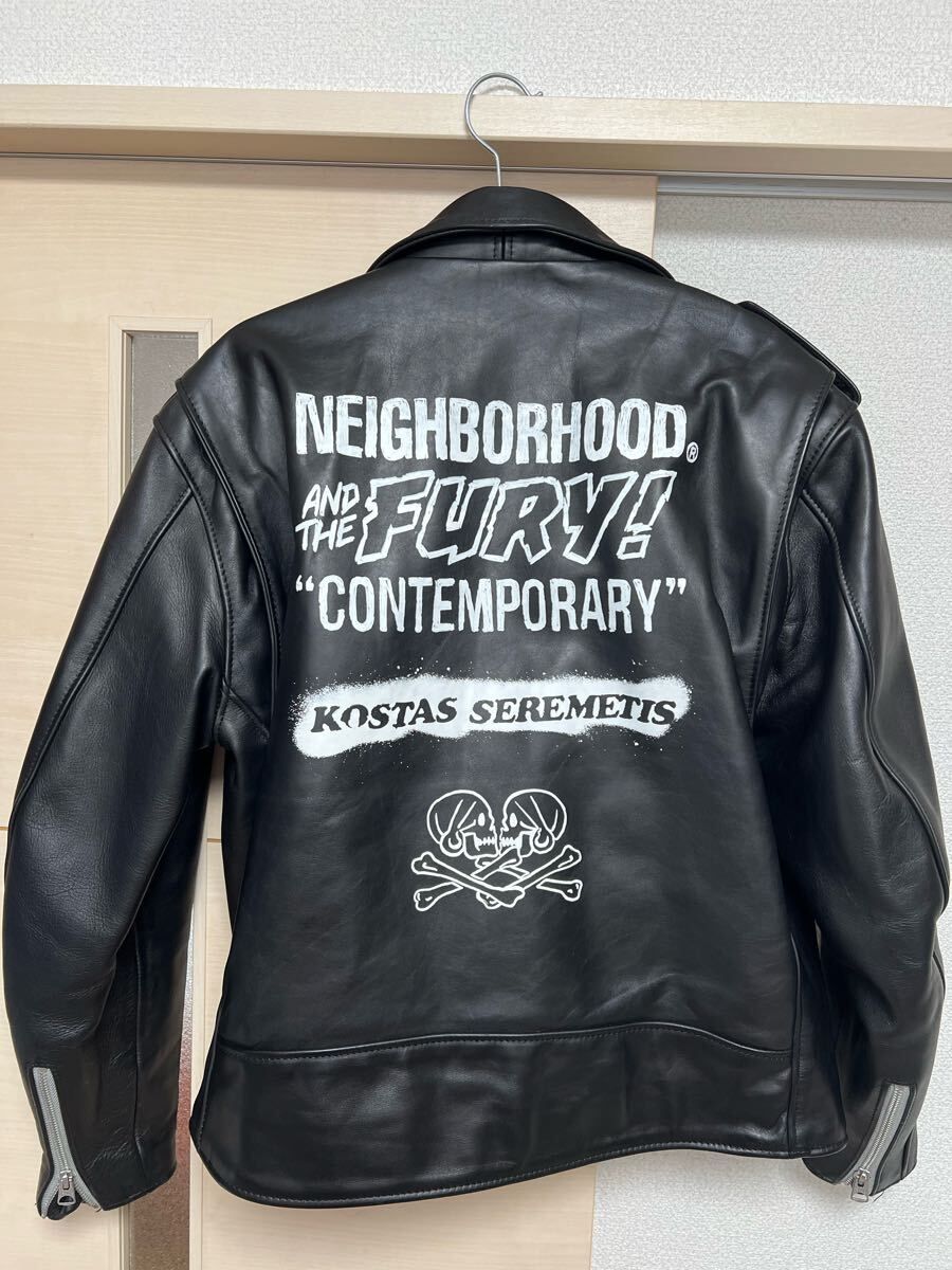 ショット　ネイバーフッド　コラボ　ライダース　38 Schott neighborhood KOSTAS SEREMETIS/ONESTAR RIDERS JACKET