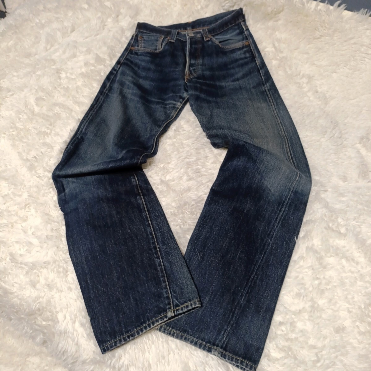 B (目立った傷や汚れなし)】LEVI'S 501XX 1947年 日本製 革パッチ