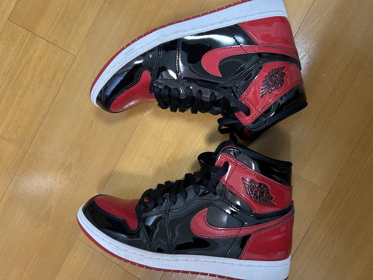 Nike Air Jordan 1 High OG Patent Bred 28センチ