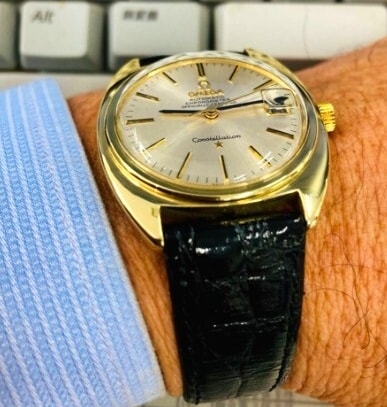 【美品】OMEGA Constellation Cライン ビンテージ キャップゴールド