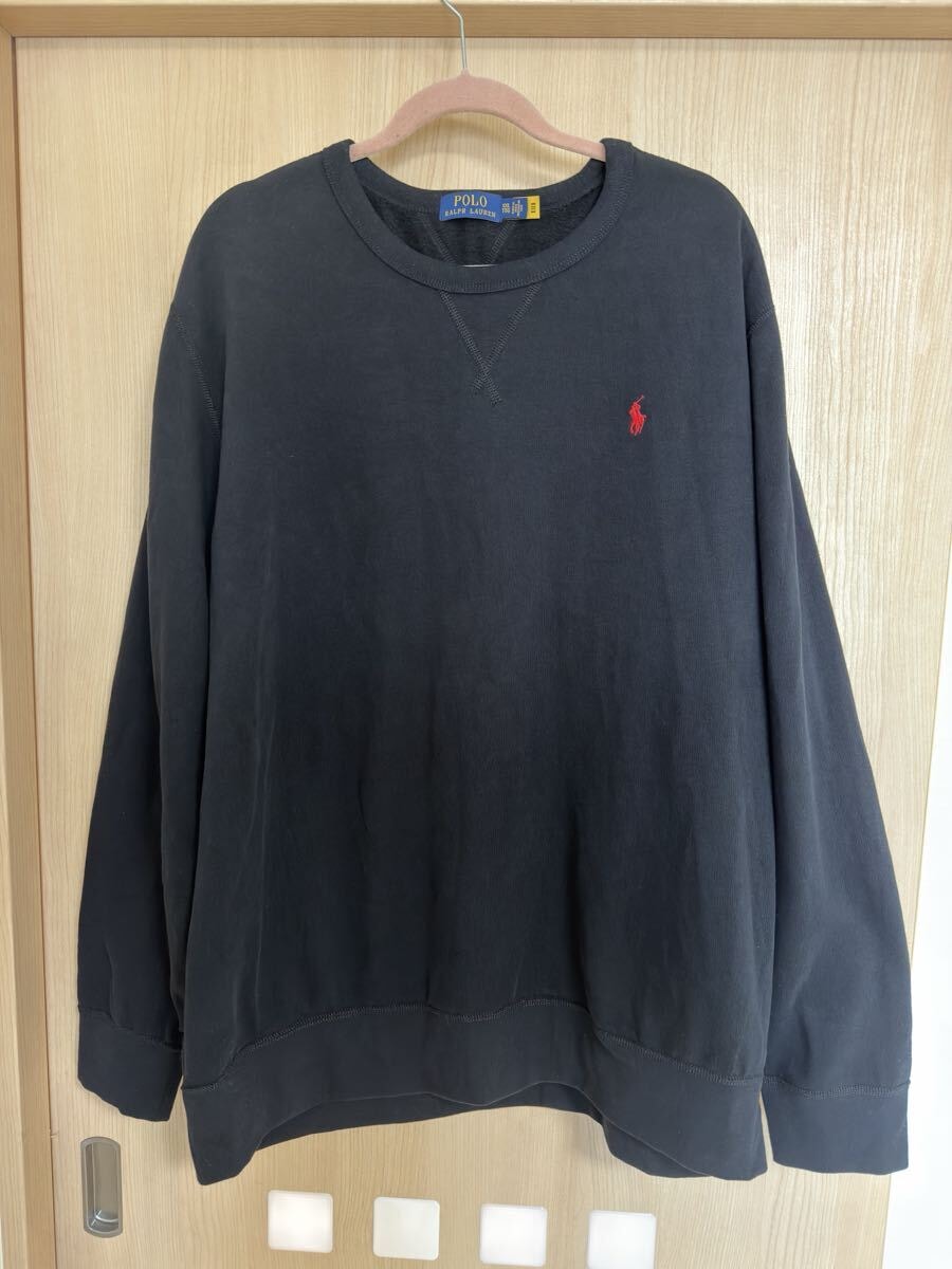 POLO Ralph Lauren（ポロ ラルフローレン） メンズ クルーネックスウェット 裏起毛 トレーナー 長袖