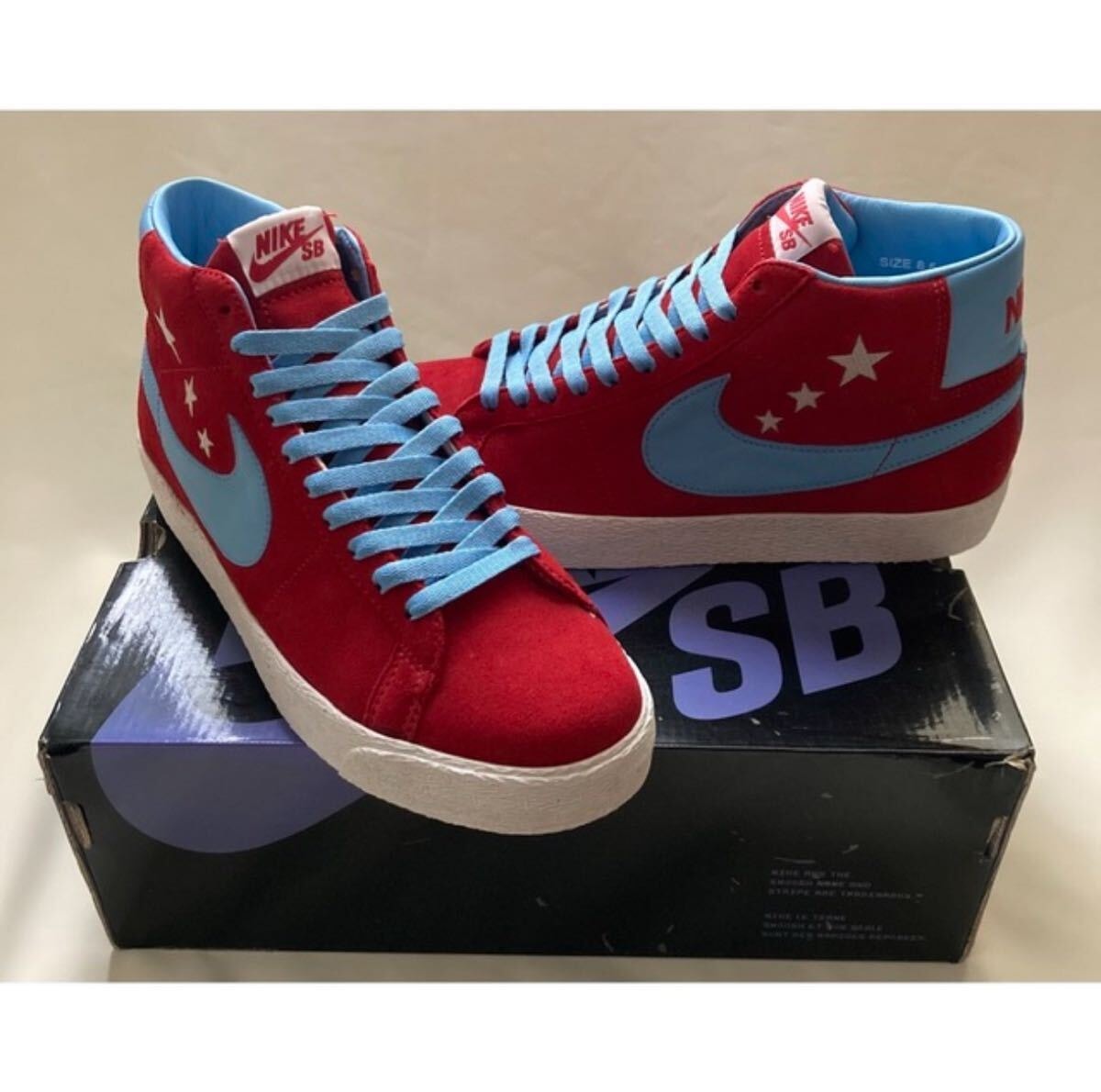 【未使用】箱付きナイキ SB Blazer Premium Star デッドストックUS8.5 26.5㎝