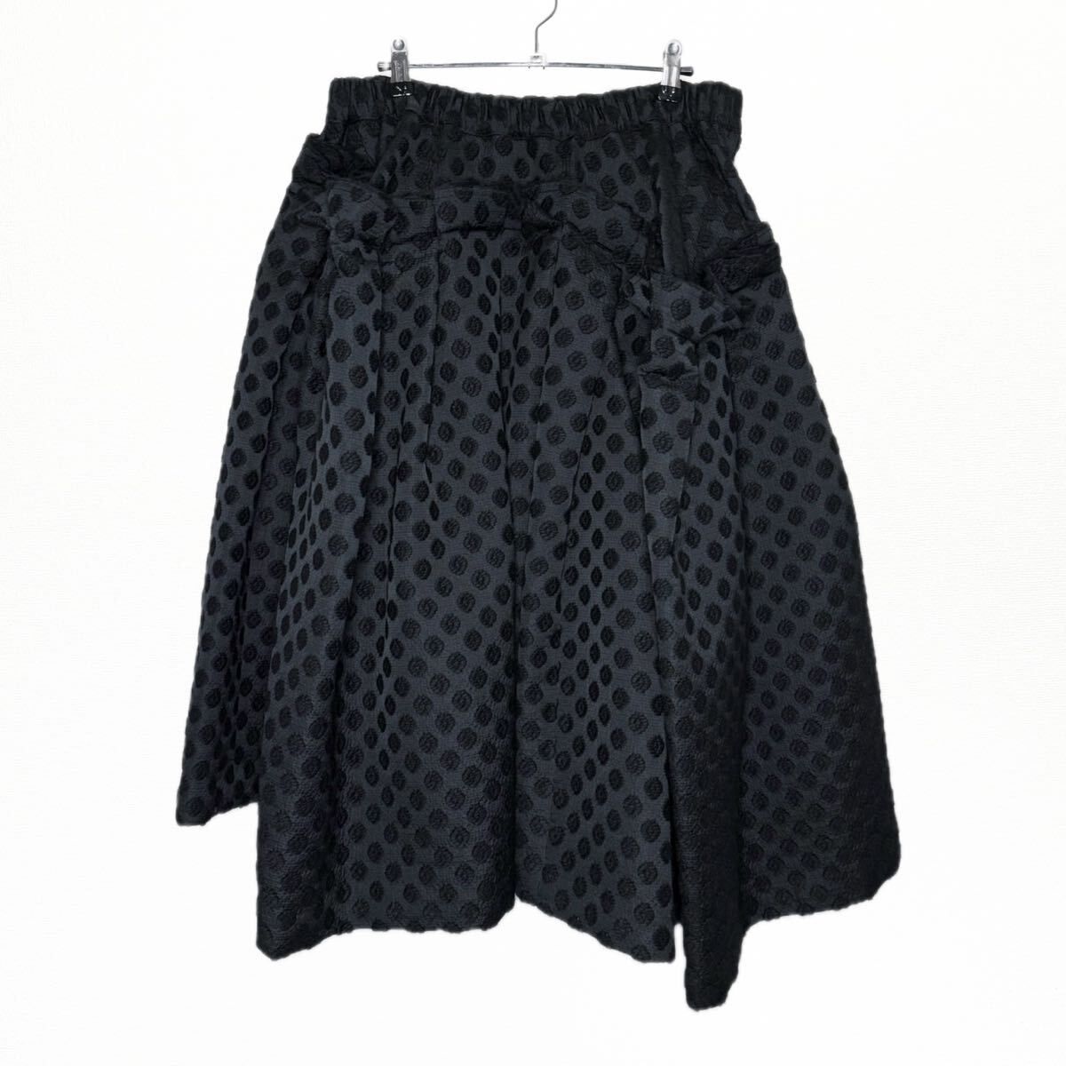 【最終価格】COMME des GARCONS 25SS ドット柄 ジャカード織 スカート 今期【希少】