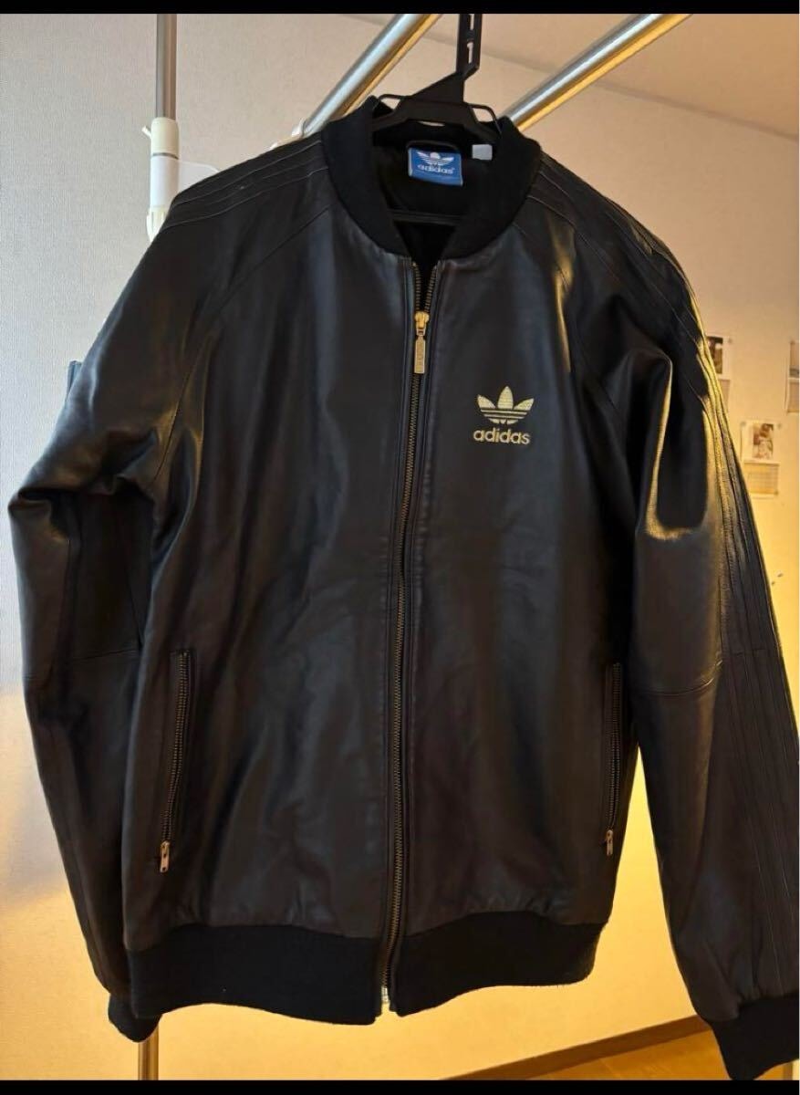 adidas レザージャケット　ジャージ アディダス adidas トラックジャケット ATP