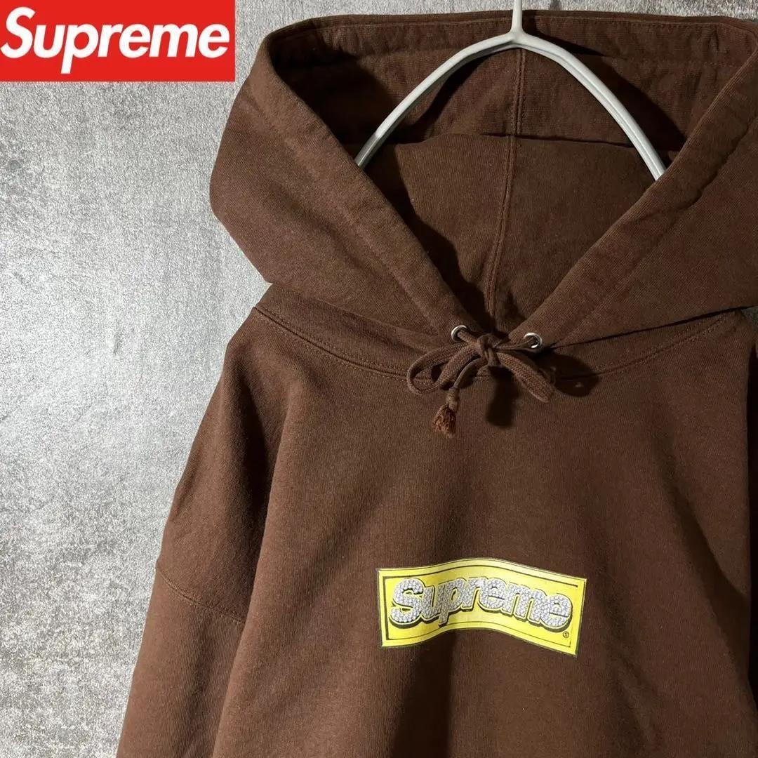 [大人気]　シュプリーム　パーカー　ボックスロゴ　レア◎　存在感◎　ゆるダボ