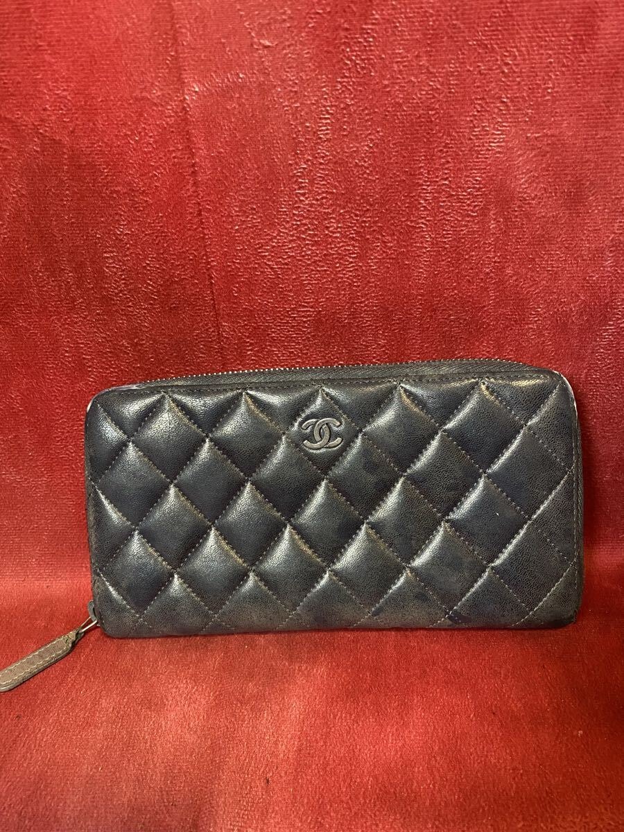 傷や汚れあり】スーパージャンク シャネル 長財布の古着・中古ハイ