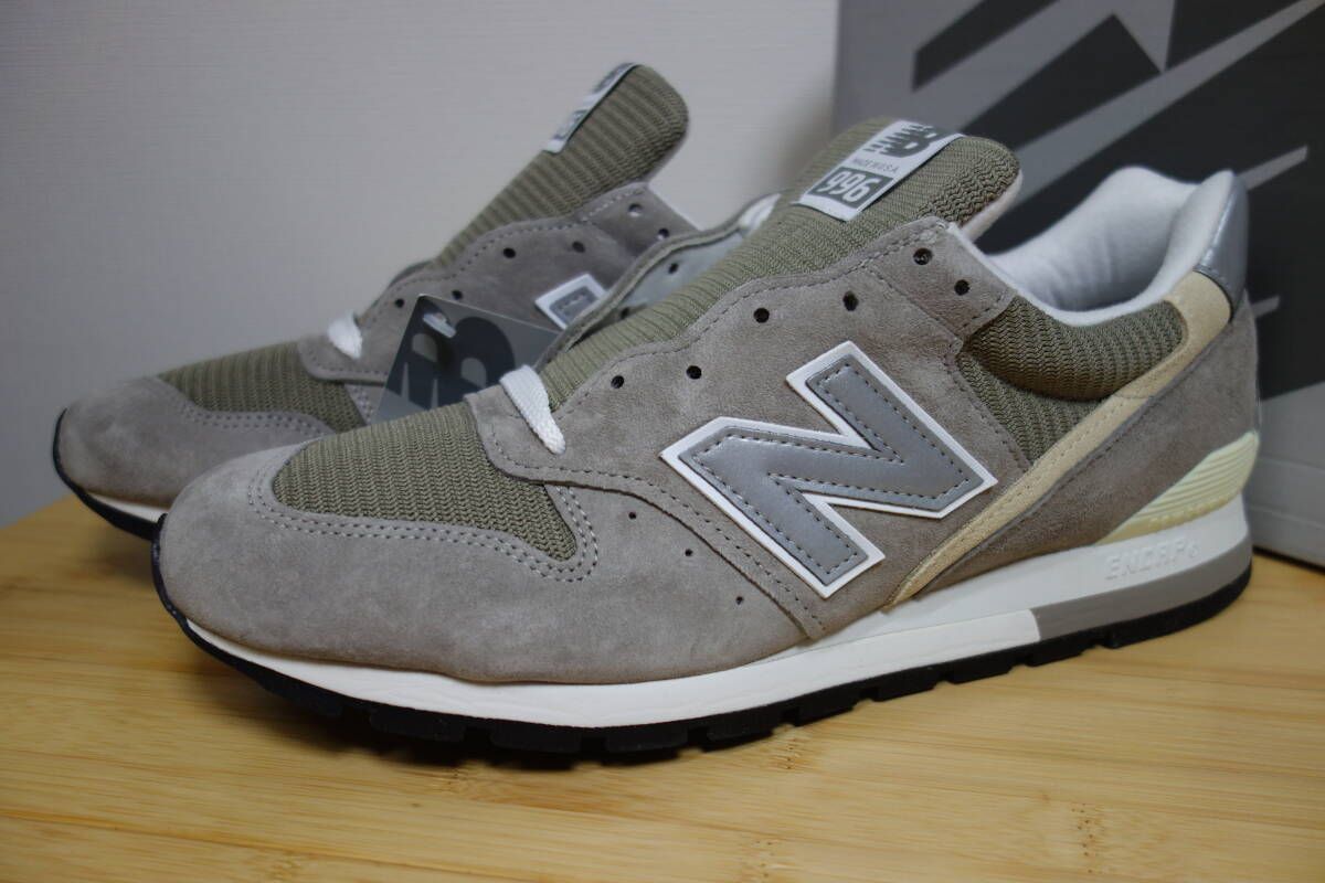 定価3.5万円 未使用 New Balance U996 GR 29cm 灰 USA 576 990 991 992 993 996 997 998 1300 1400 1500 UK NV GY v1 v2 v3 v4 v5 v6 限定