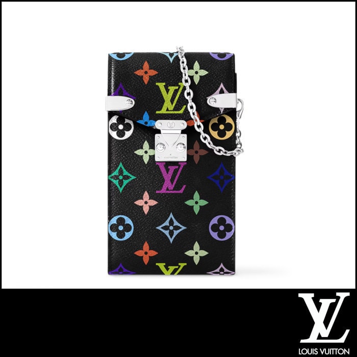 【新品！ LV x TM 村上隆】フォーンポーチ ショルダーバッグ 納品書、紙袋全て同梱 LOUIS VUITTON ルイヴィトン M14098 マルチモノグラム