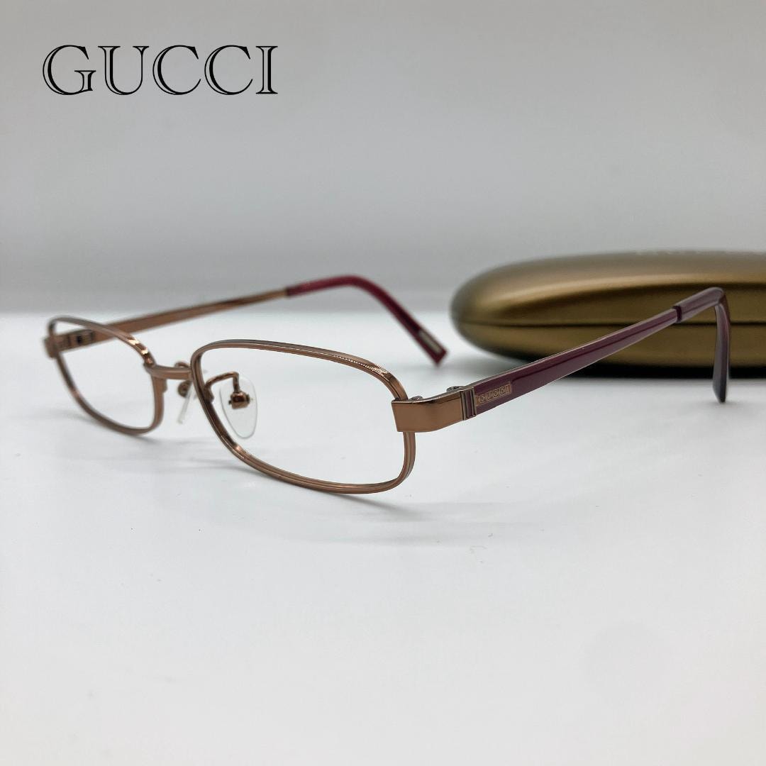 A (未使用に近い)】GUCCI GG-9609J MR7 52□16-136 メガネ めがね 眼鏡