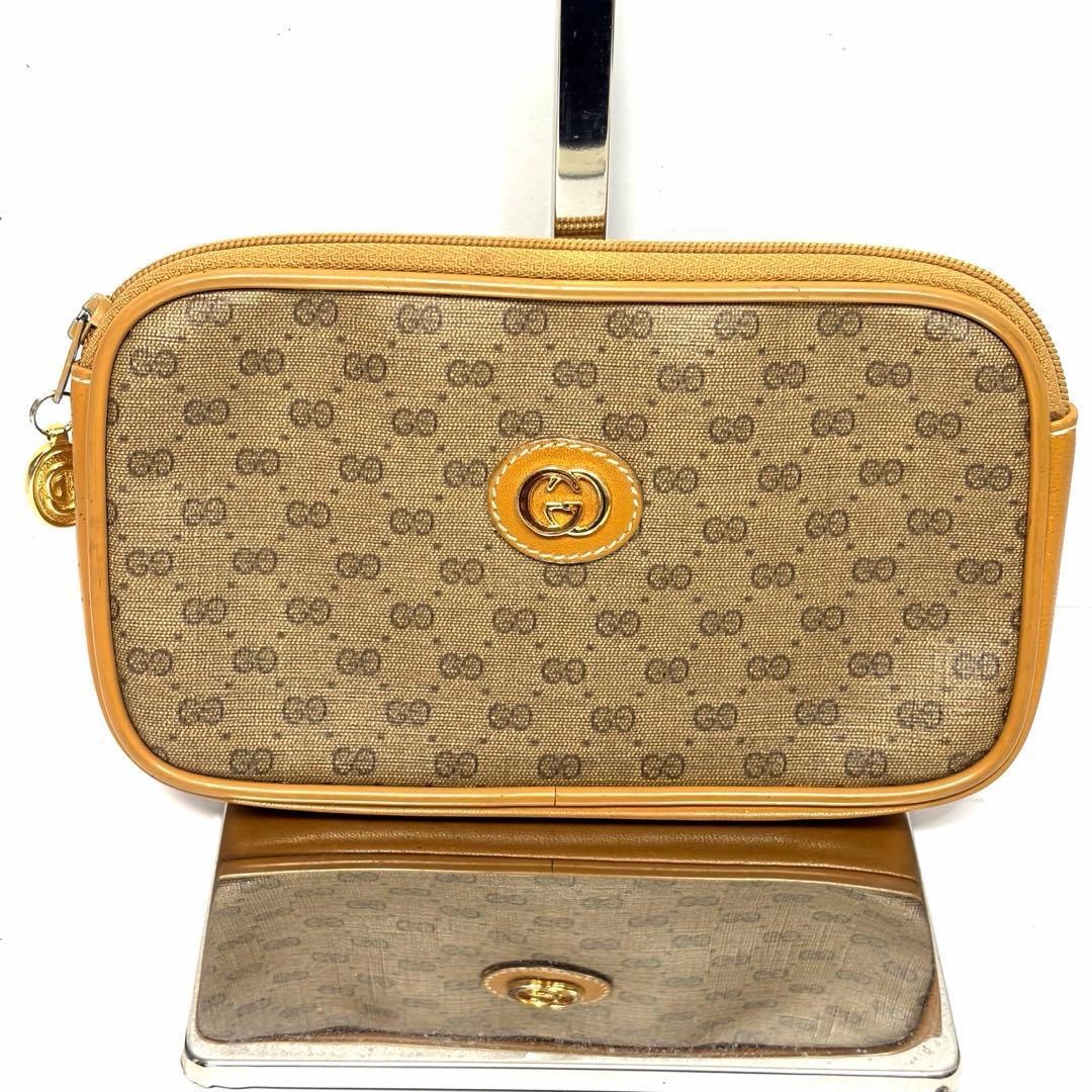 GUCCI（グッチ）GGスプリーム ジップアラウンドウォレット 長財布 タイガー プリント ワッペン ベージュ系 PVCキャンバス ラウンドファスナー レディース メンズ GUCCI - GUCCI（グッチ）GGスプリーム ジップアラウンドウォレット 長
