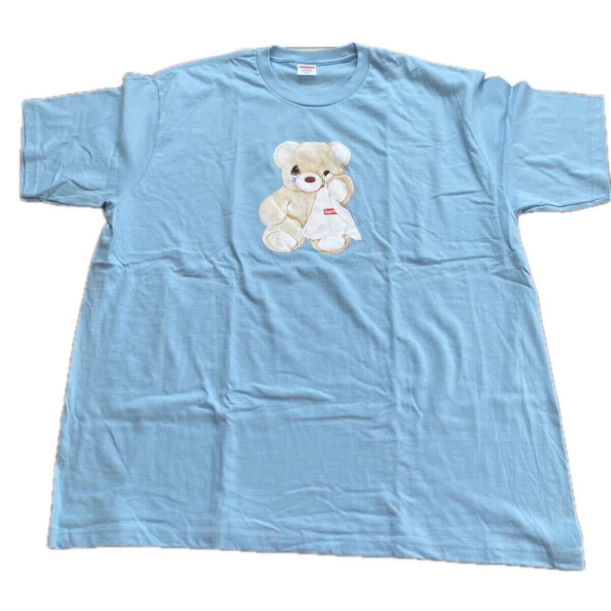 XXL Supreme 25ss Bear Tee Powder Blue シュプリーム ベア 半袖Tシャツ ベアー ブルー 希少サイズ Tシャツ 半袖Tシャツ