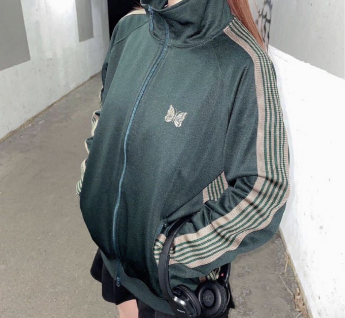 目立った傷や汚れなし】needles 21aw トラックジャケット M ダーク 