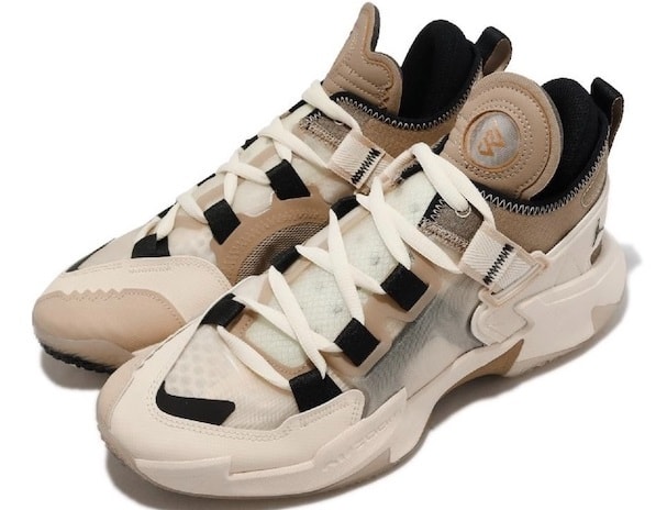 NIKE JORDAN WHY NOT .5 PF ナイキ ジョーダン ワイノット .5 PF ベージュ黒 BROWN BLACK　1点のみ　/（US）7（CM)25