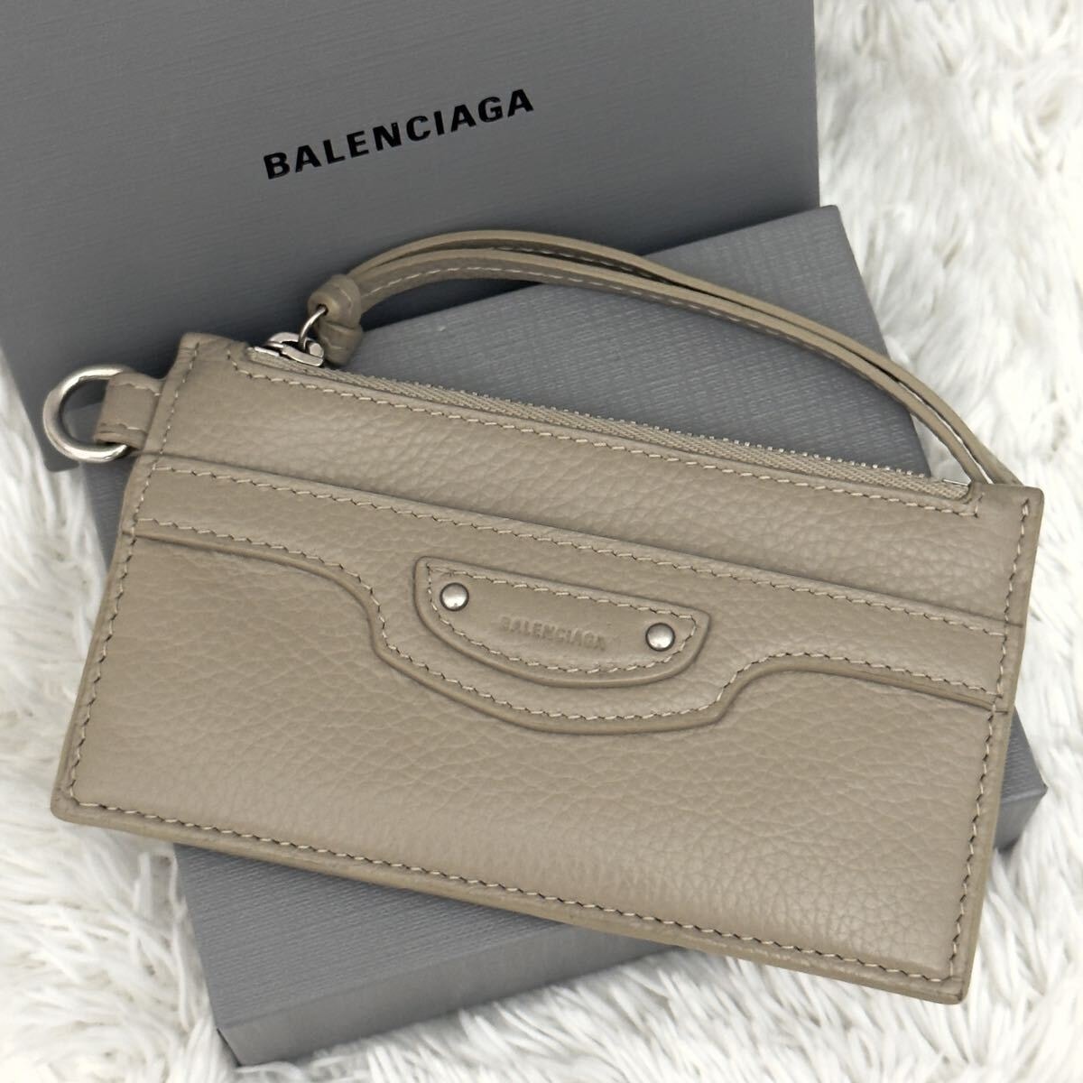 ☆美品☆BALENCIAGA バレンシアガ クラシック 財布 フラグメントケース コインケース カードケース