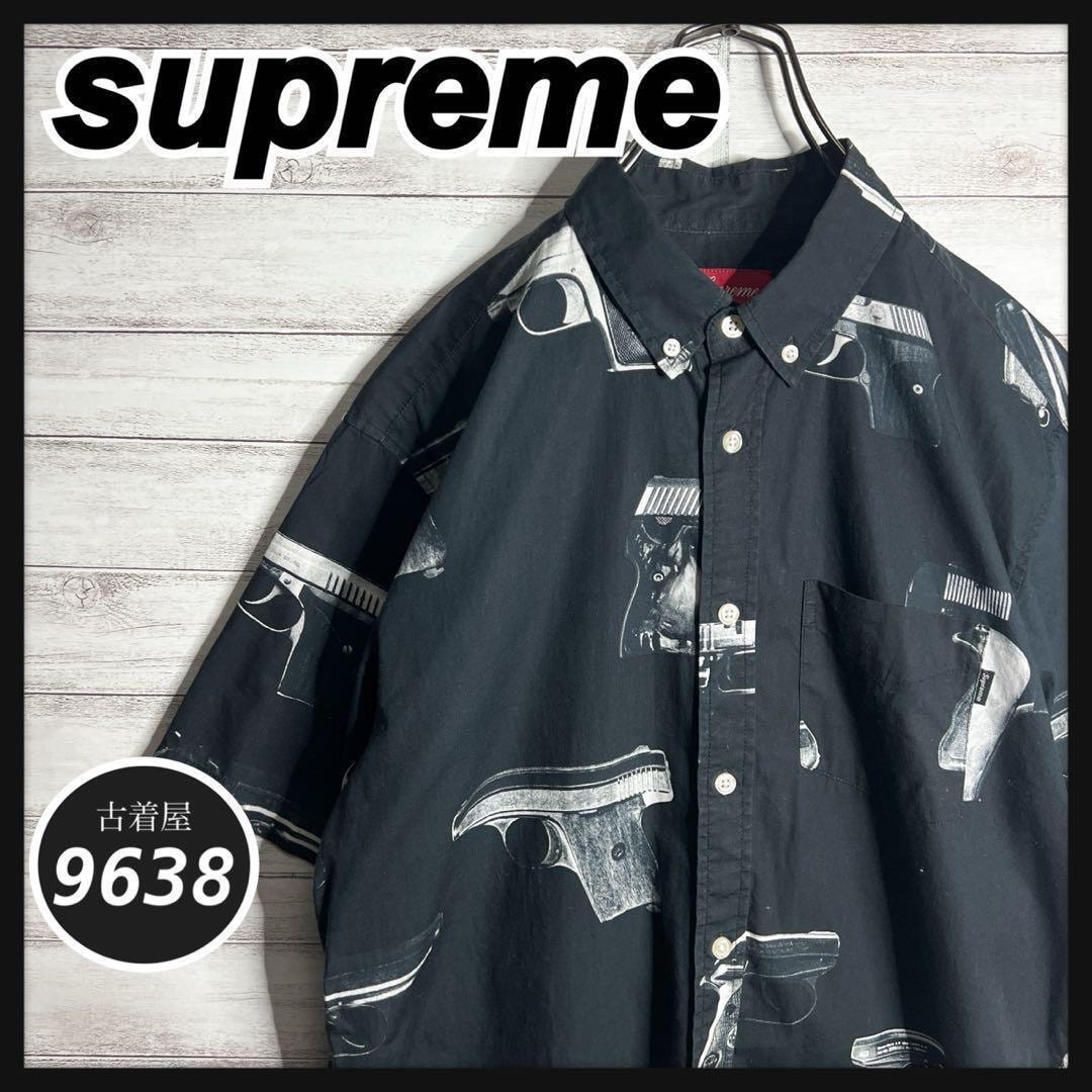 【入手困難!!】シュプリーム ピストル柄 半袖シャツ ゆるだぼ 重ね着 希少
