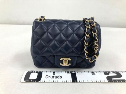【良品】CHANEL ミニマトラッセ チェーンショルダー