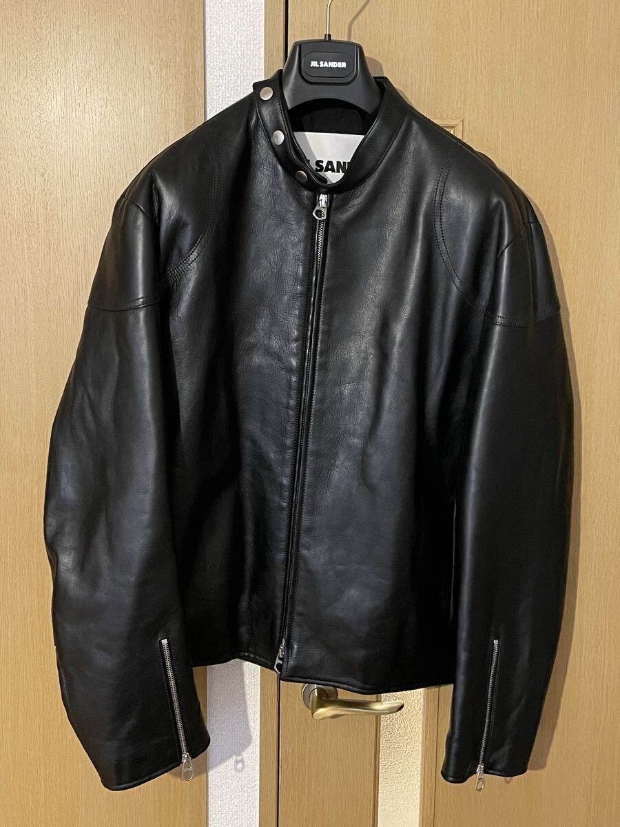 新品・未使用(ワケあり)】未使用品 25SS JIL SANDER シングルレザー