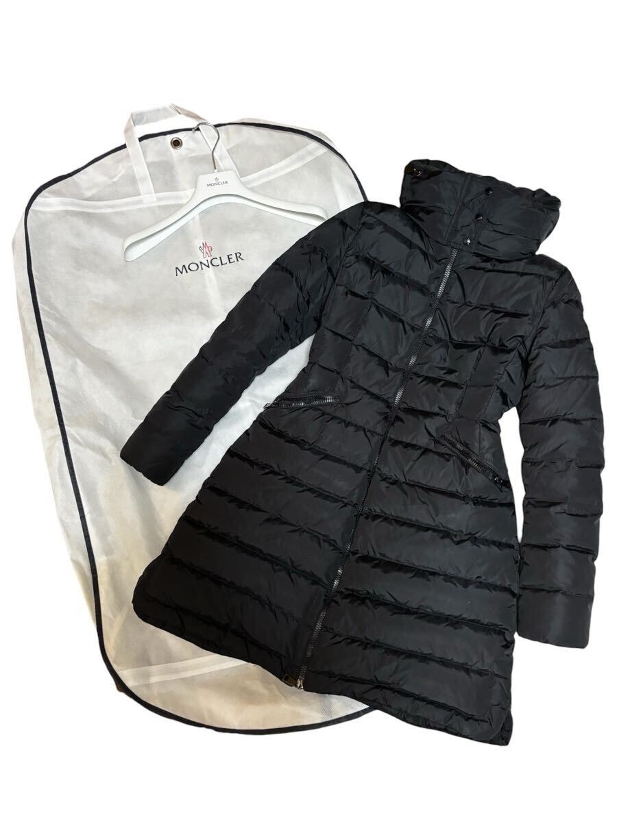 モンクレール MONCLER ダウンコート FLAMMETTE フラメッテ　0 S M レディース ダウンジャケット ブラック コート 黒