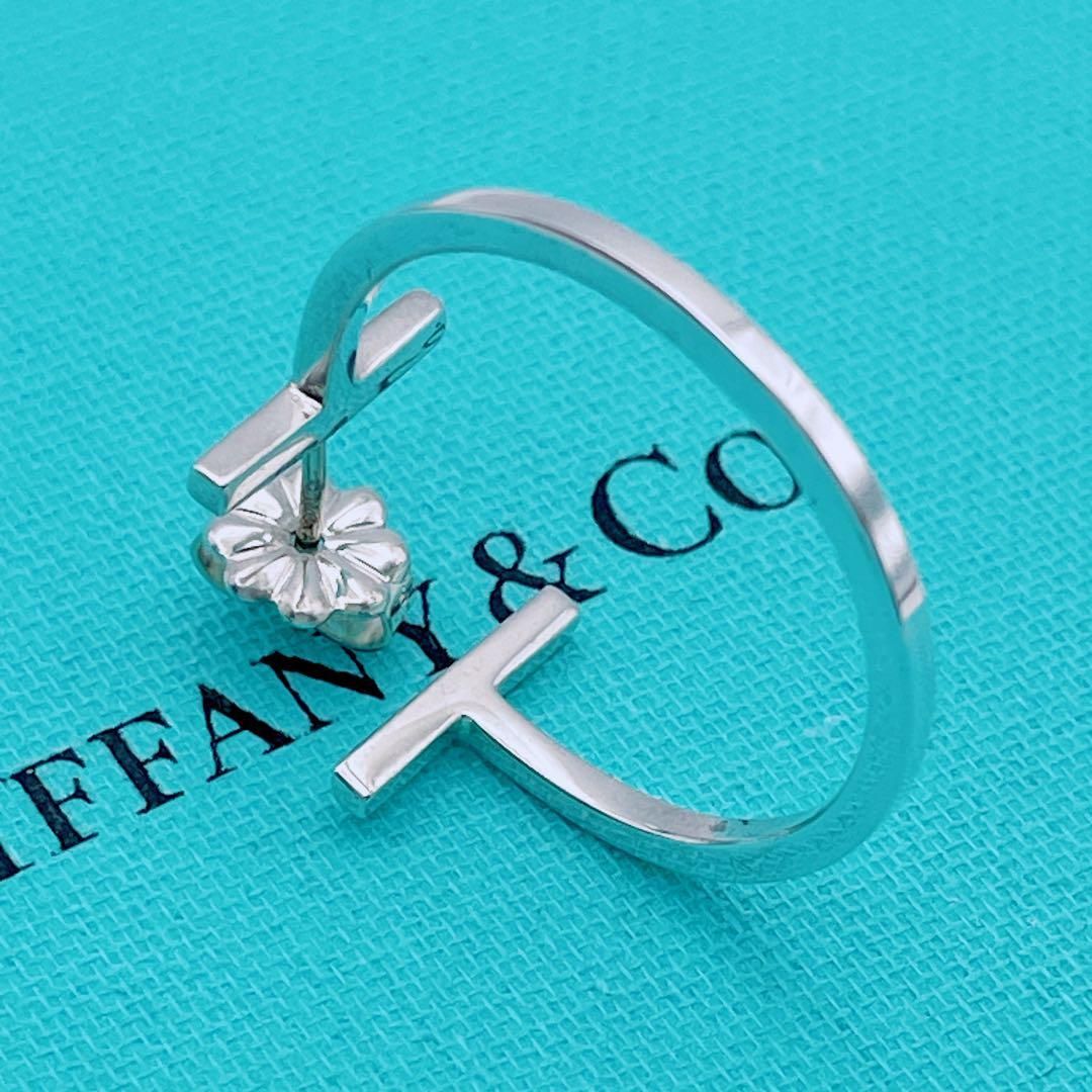 Tiffany & Co.廃盤Tワイヤーミディアムピアスフープ片耳