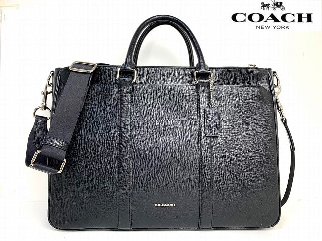 COACH オールドコーチ グラブタンレザー ビジネスバッグ ブラック 5286 C (やや傷や汚れあり)】OLD COACH オールドコーチ バックパック