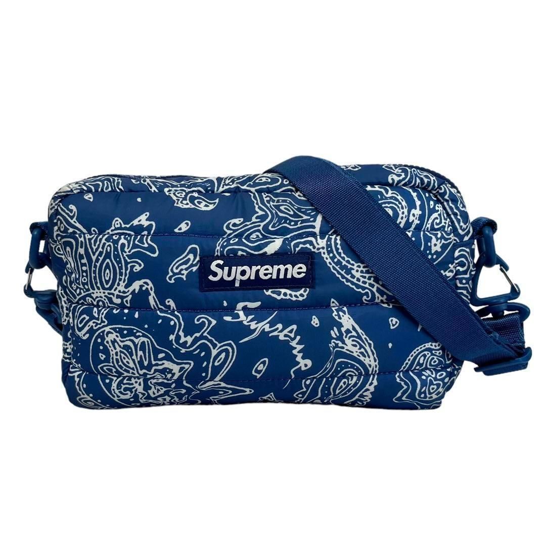 Supreme PUFFER SIDE BAG PAISLEY