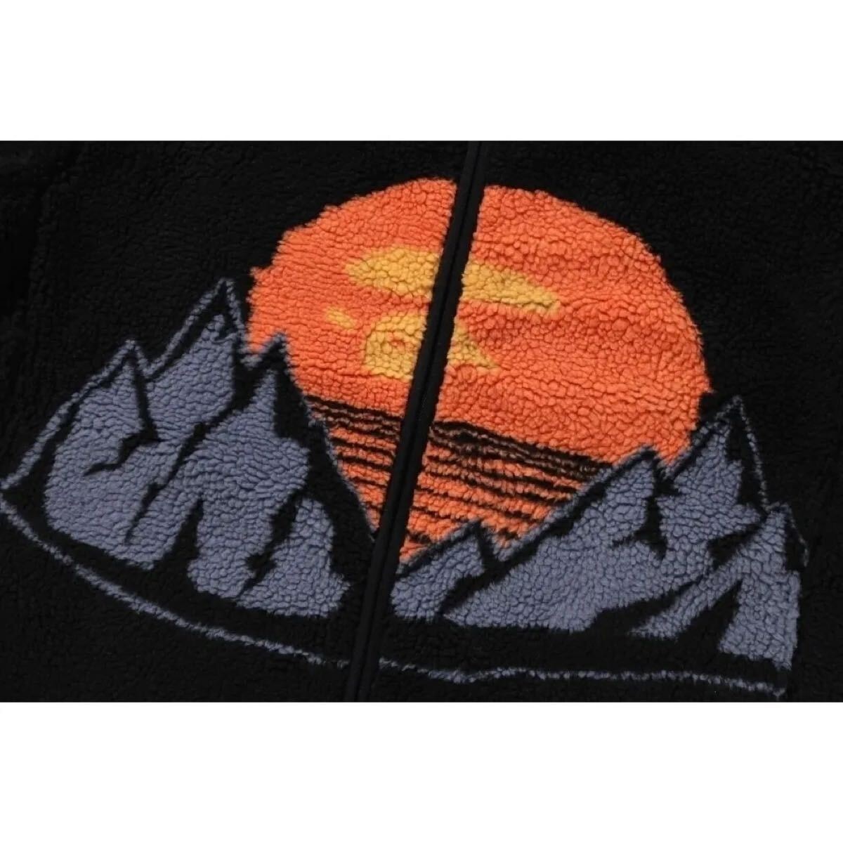  BAPE Mountain Relax Fit Boa Jacket ペイプ マウンテンリラックスフィットボアジャケット Sサイズ 1I80140003 新品未着用 