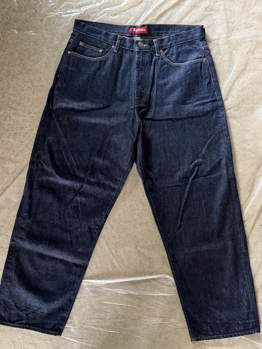 Supreme Rigid Baggy Selvedge JeanBOXロゴシュプリーム