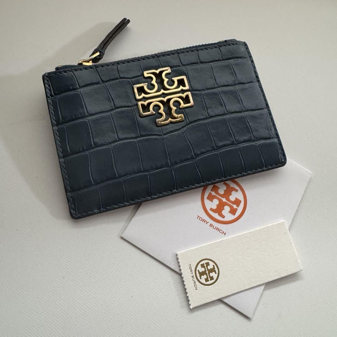 【美品】920 Tory Barch トリーバーチ フラグメントケース クロコ