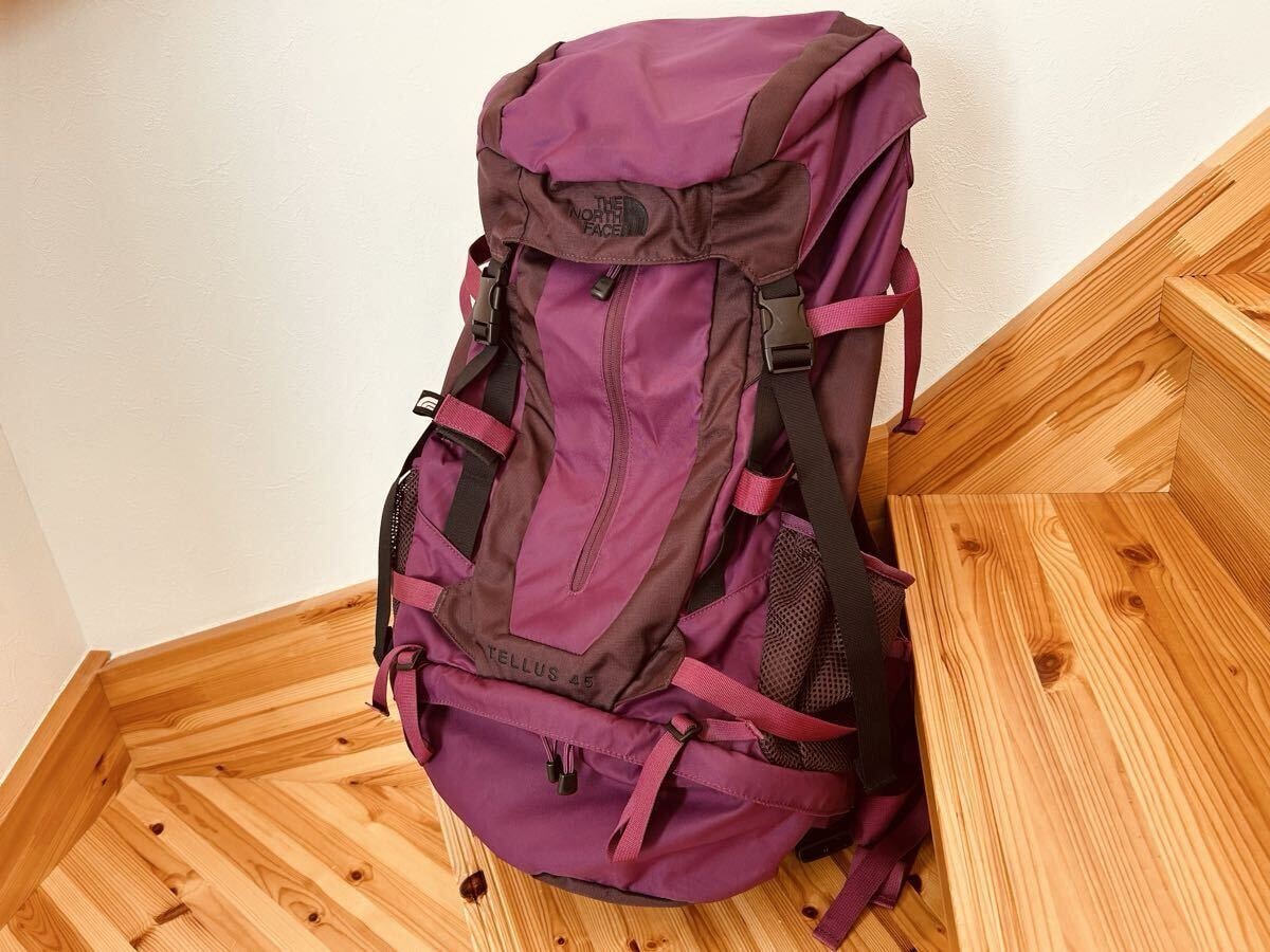 【美品】ザ・ノースフェイス　TELLUS 45 リュックサック　the north face
