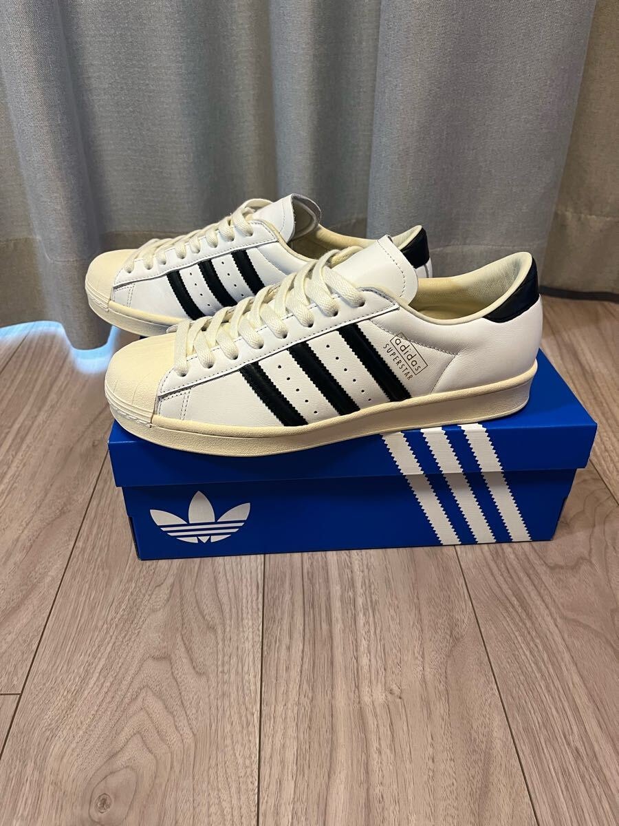 adidas Originals SUPERSTAR VINTAGE アディダス オリジナルス スーパースター ヴィンテージ 白黒 ホワイト ブラック 26.5 cm 新品同様